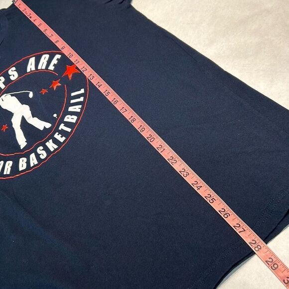 USAG Short Sleeve Tshirt Layups Are For Basketball Sz Large U Suck At Golf Black - Picture 6 of 6